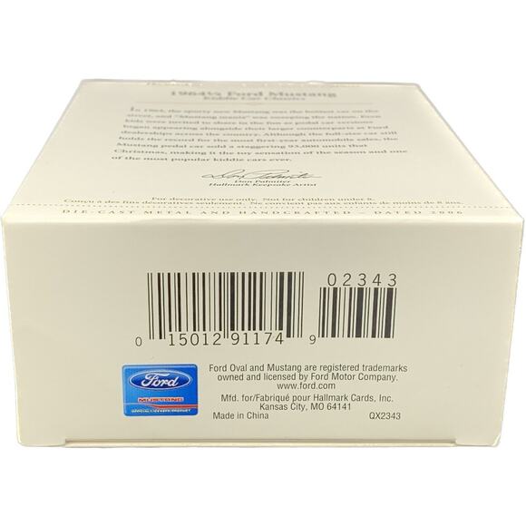 Hallmark Red 1964 1/2 MUSTANG Keepsake Ornament #13 Kiddie Car Classics 2006 - Picture 12 of 12